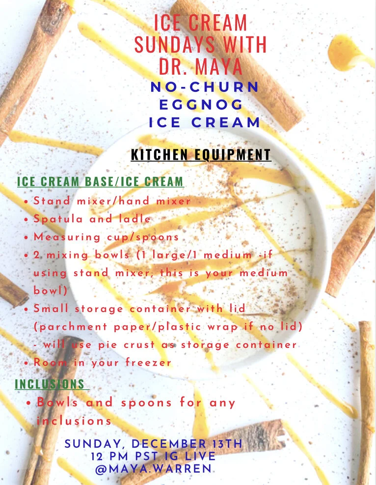 Eggnog Ice Cream Kitchen Equipment