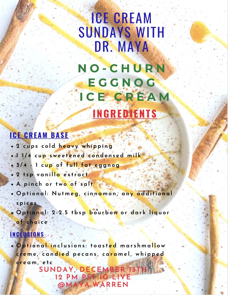Eggnog Ice Cream Ingredients